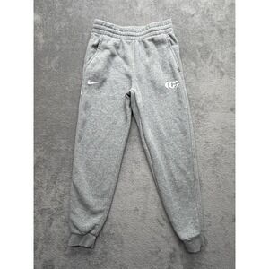 Nike Pants Caitlin Clark Youth L Gray Sweatpants Fleece Loose Fit IQ5886-063